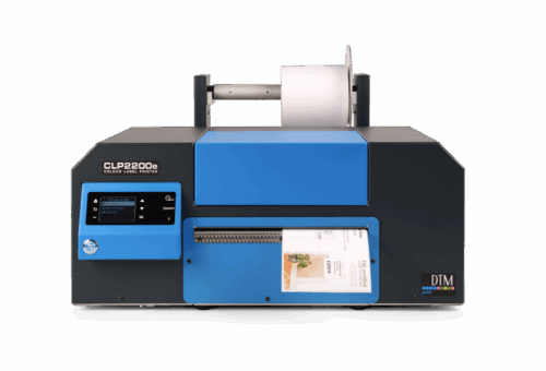 DTM CLP2200e: Der Farbetikettendrucker für flexible, industrielle Etikettenproduktion